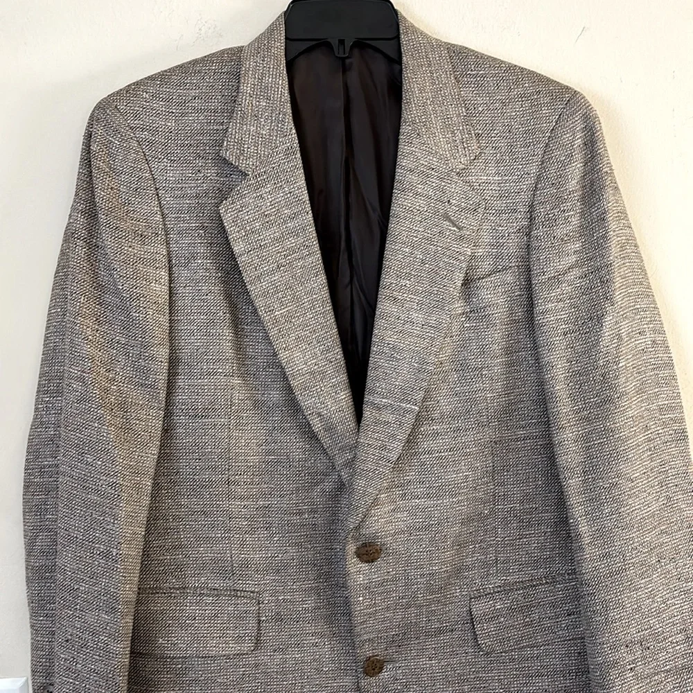 Francesco Maiolo Silk 2 Button Men’s Classic Sport Jacket Blazer‎ Size 38R